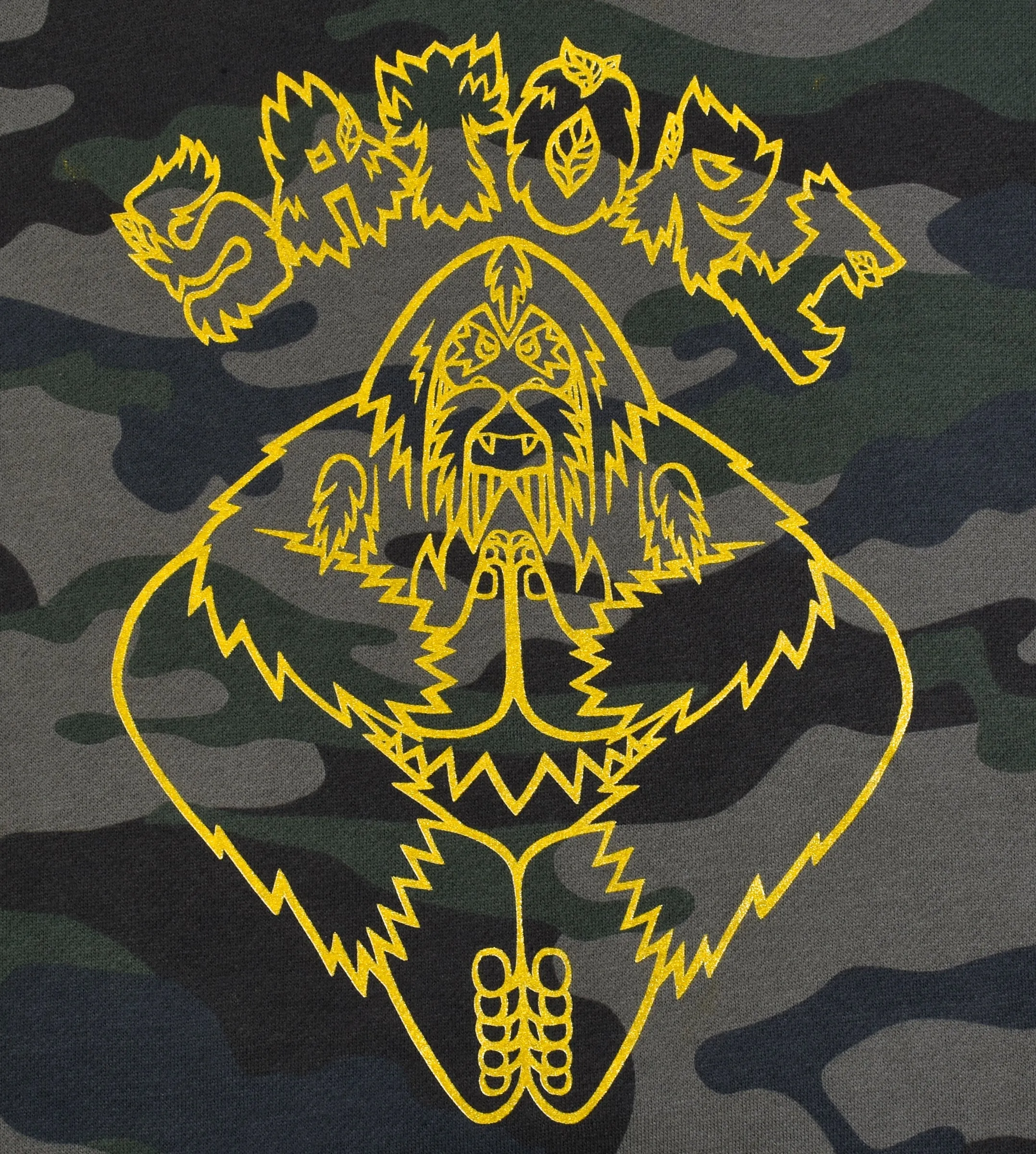 Golden Bigfoot Pullover Hoodie
