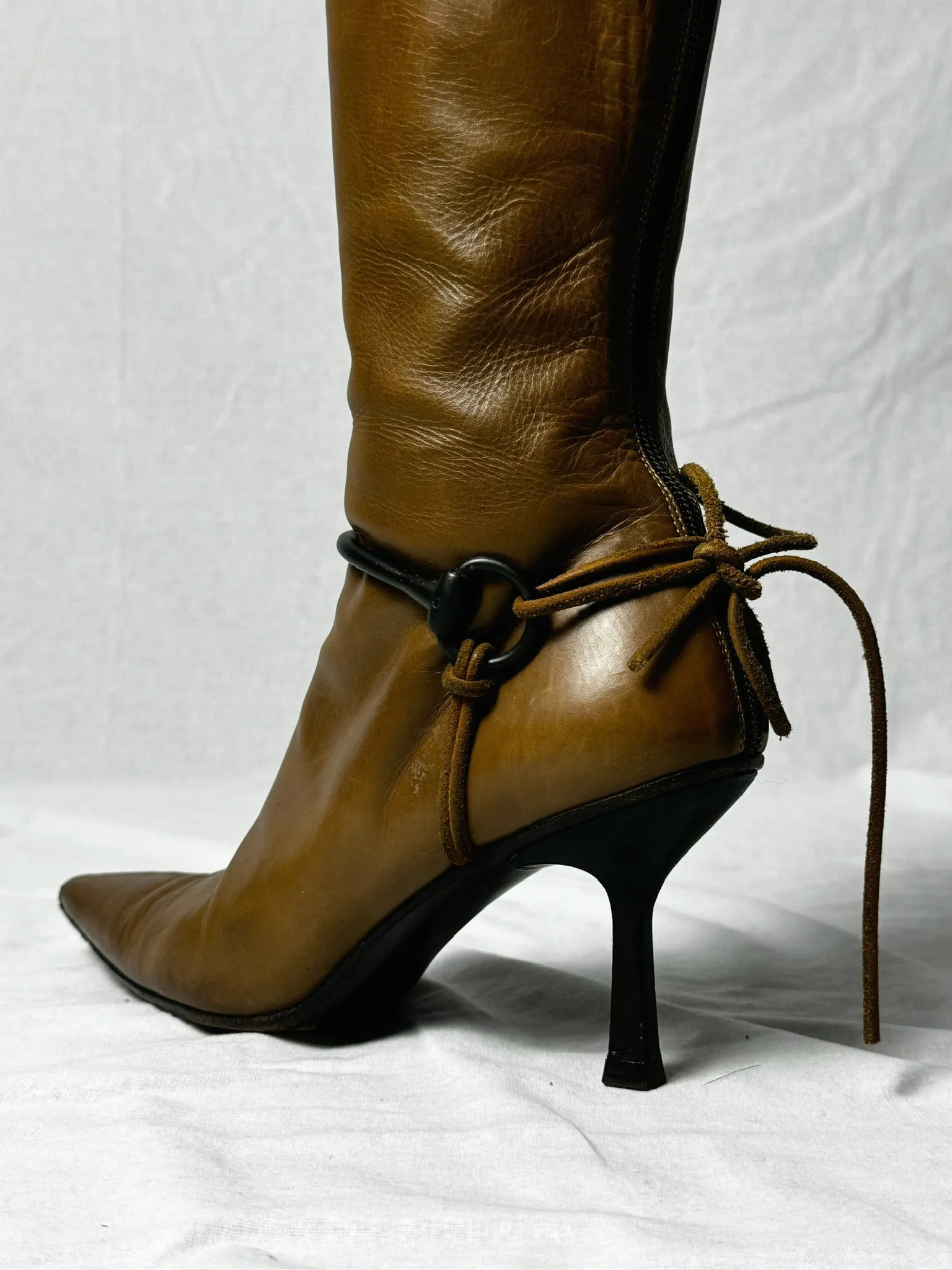 GUCCI STILETTO HEEL BOOTS