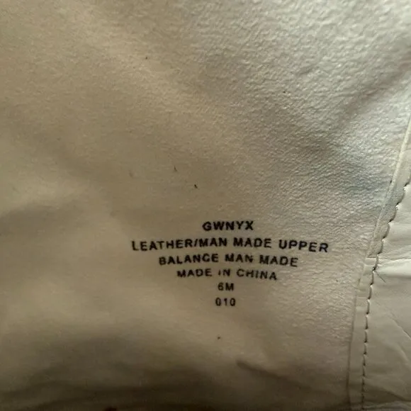 Guess GW Nyx White Multi Leather Studded Boots - Size 6M