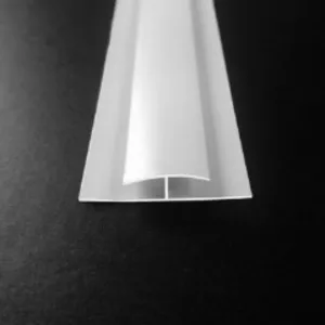 H Trim or Joining Strip in White Finish for 10mm Thick Panels 2.6m Long