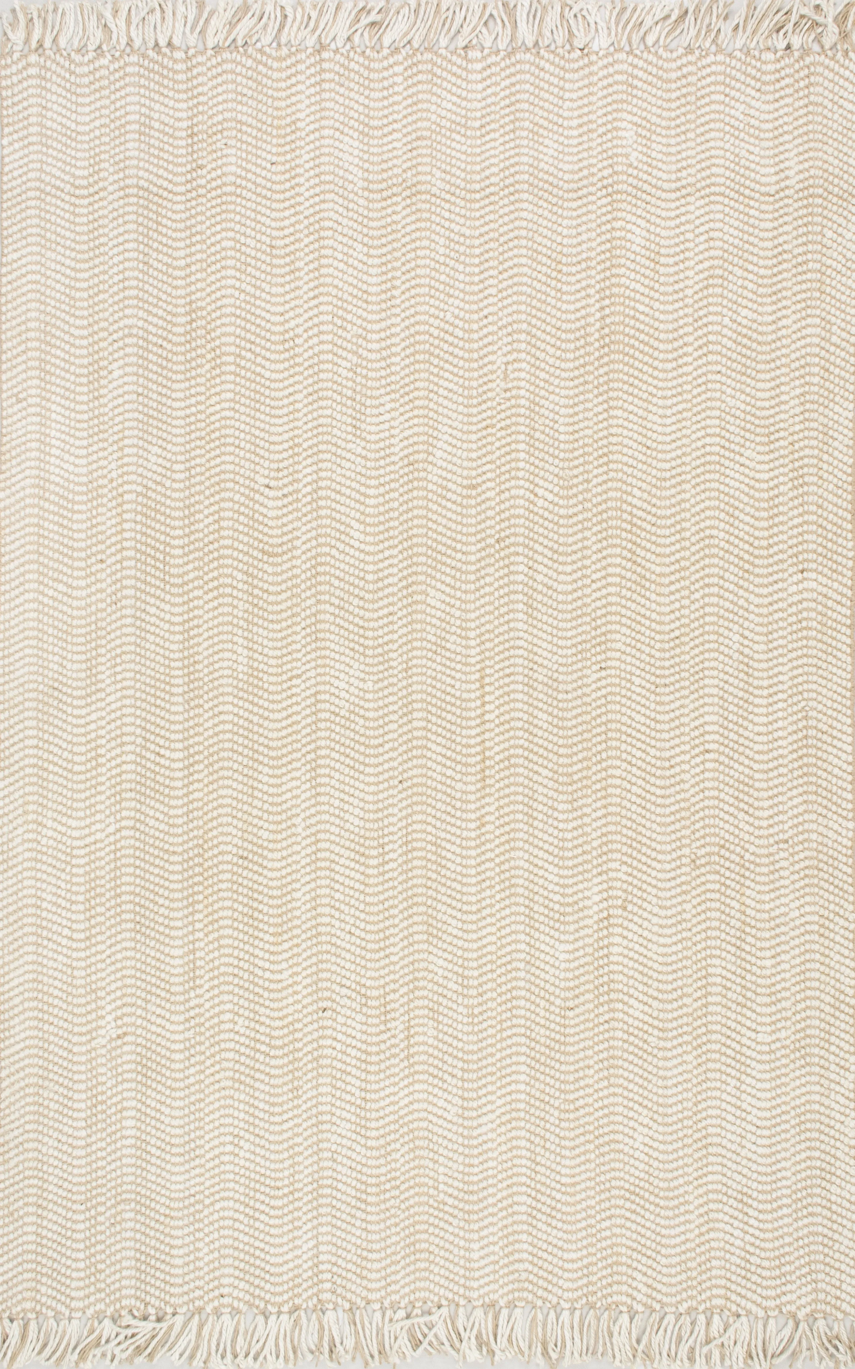 Hand Woven Don Jute with Fringe Rug