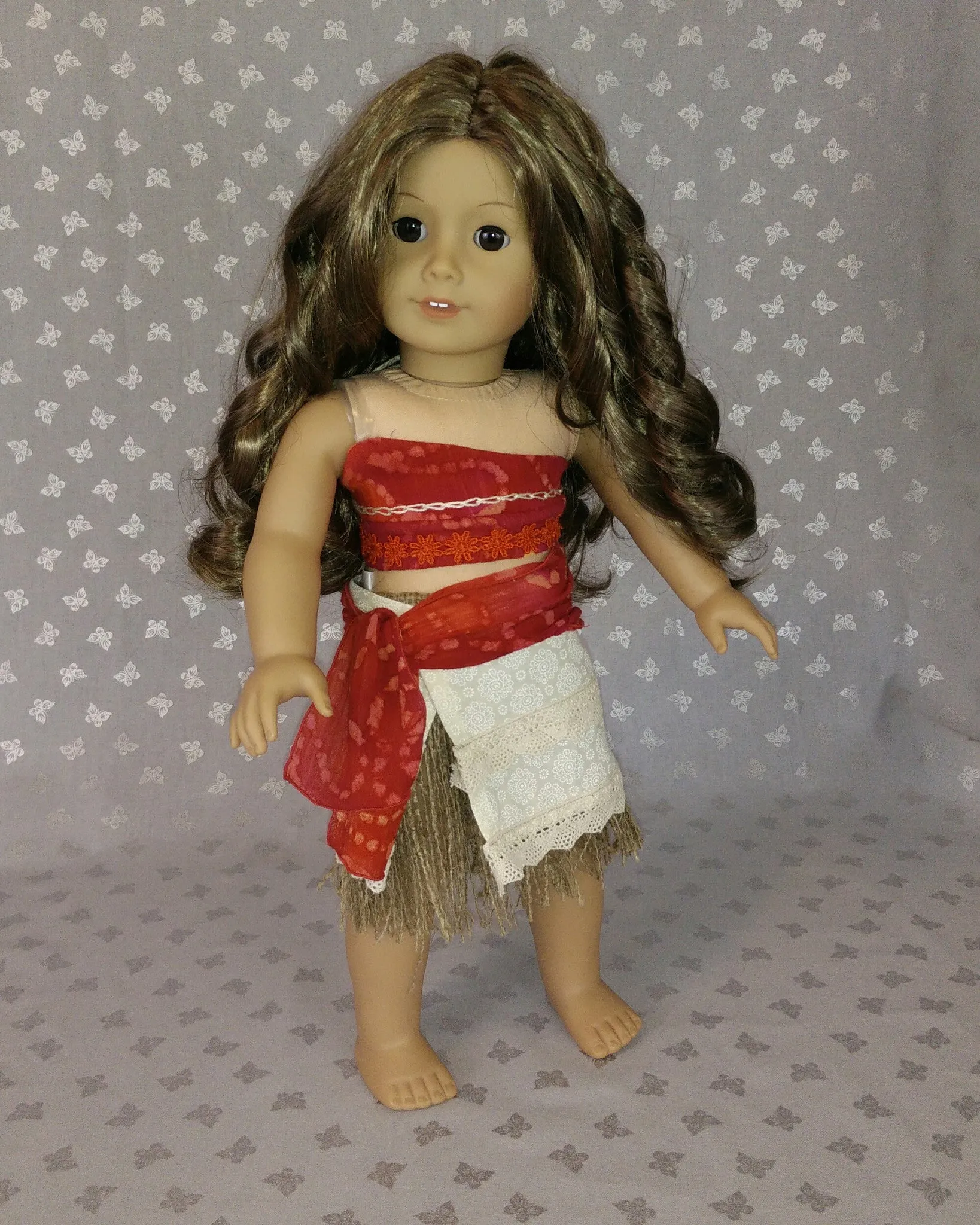 Handmade Princess Moana Outfit for American Girl Doll