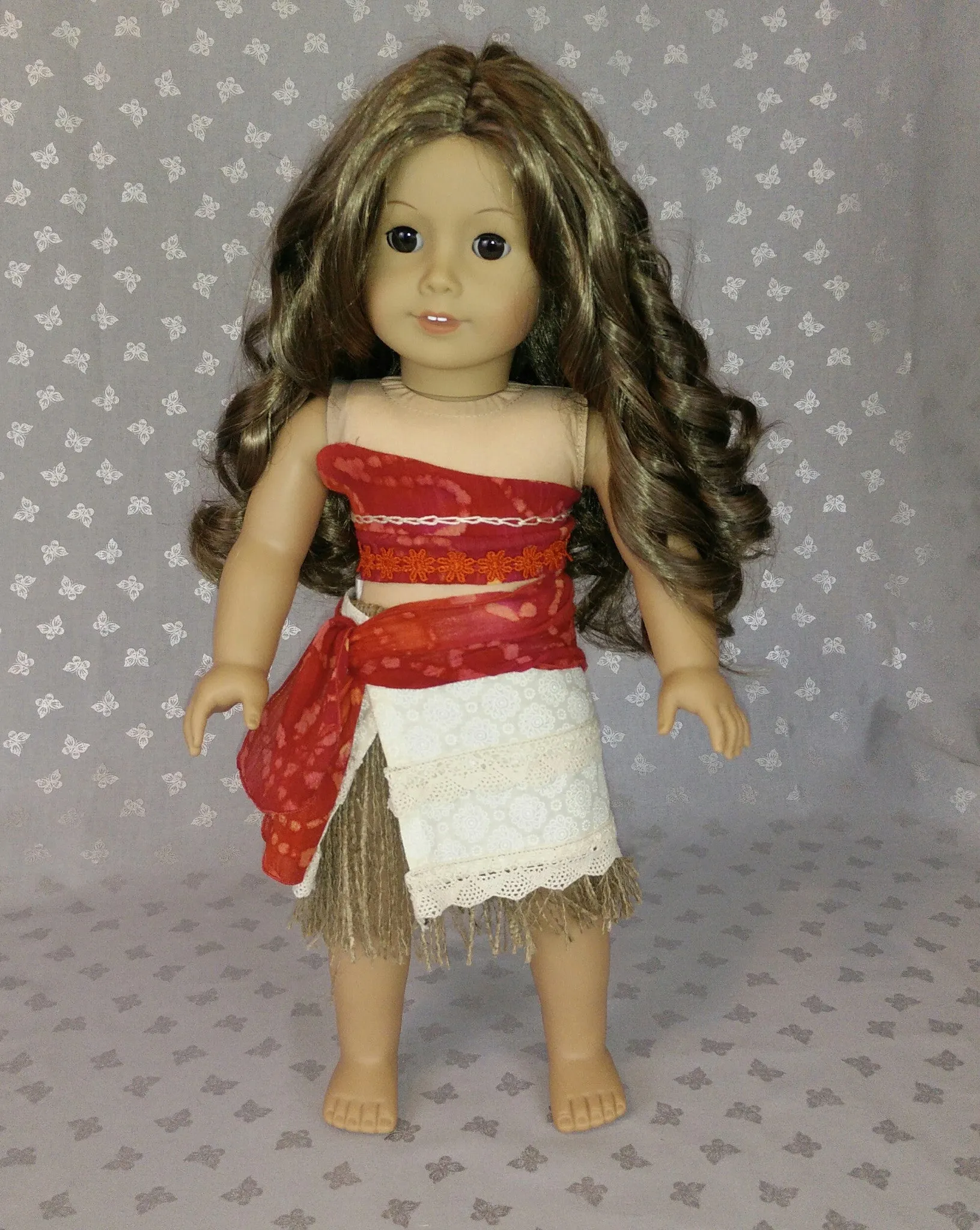 Handmade Princess Moana Outfit for American Girl Doll