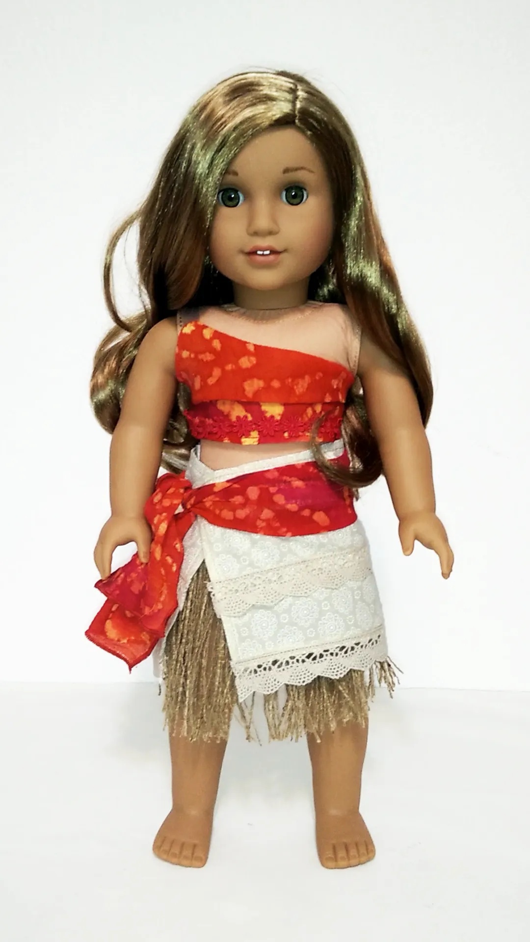 Handmade Princess Moana Outfit for American Girl Doll