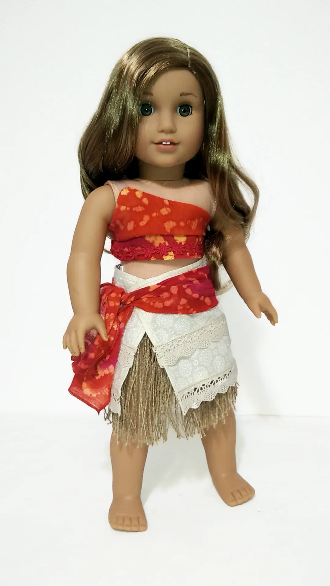 Handmade Princess Moana Outfit for American Girl Doll