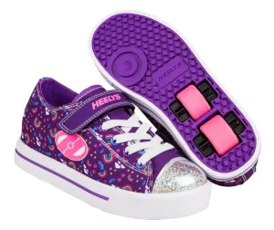 Heelys X2 Snazzy X2  - Purple / Multi / Rainbow