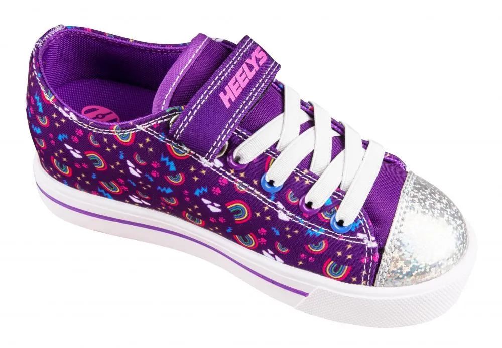 Heelys X2 Snazzy X2  - Purple / Multi / Rainbow