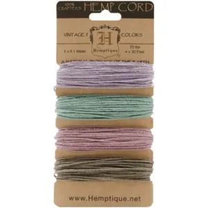 Hemp Cord Set - Vintage 20lb - 120'