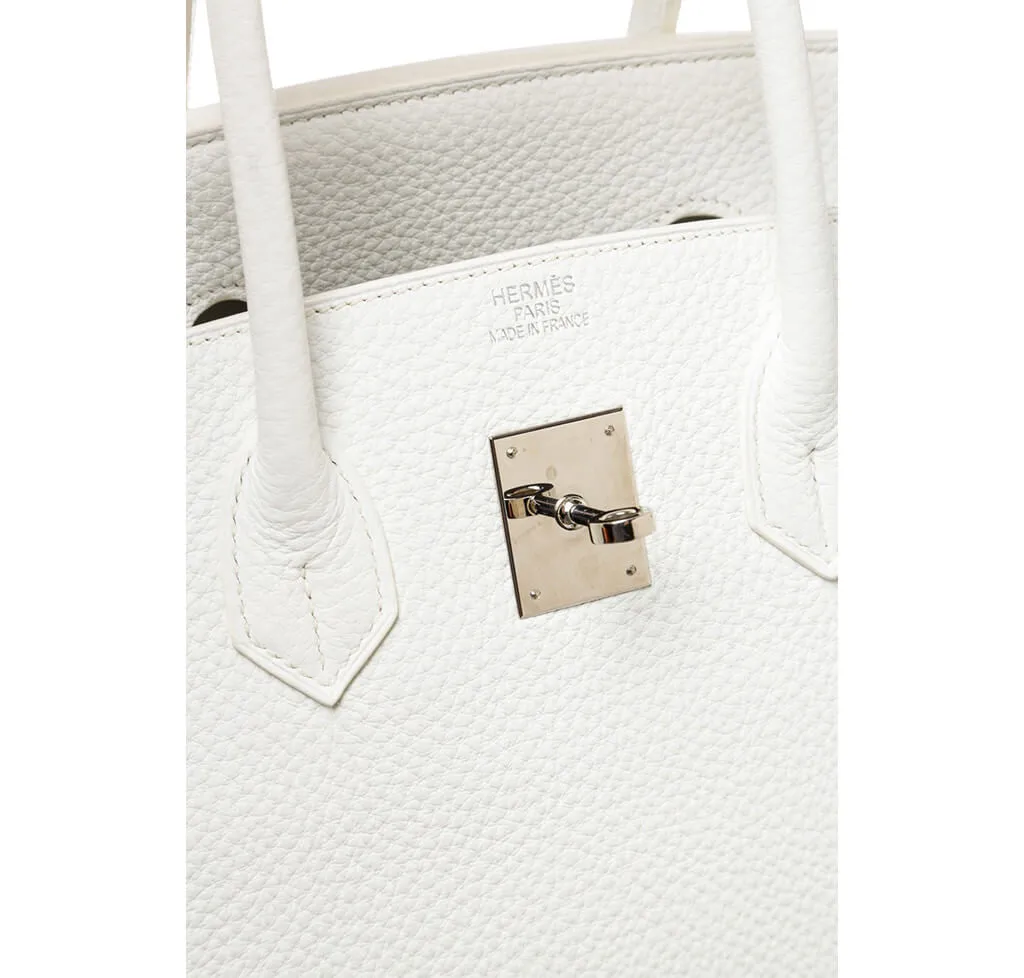 Hermès Togo Birkin Bag 35cm White