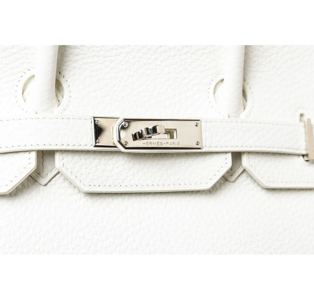 Hermès Togo Birkin Bag 35cm White