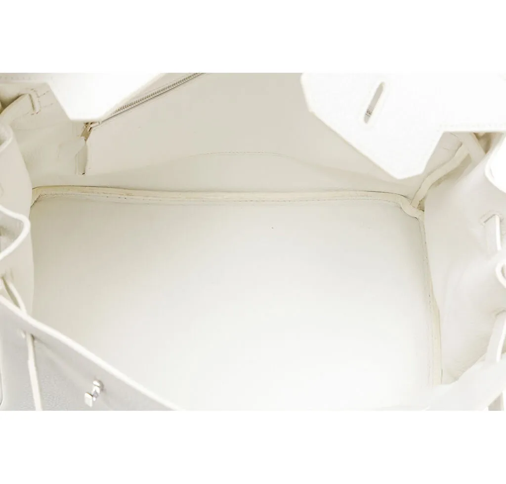 Hermès Togo Birkin Bag 35cm White