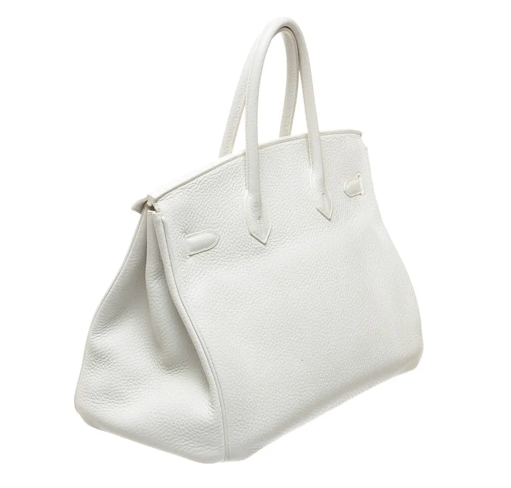 Hermès Togo Birkin Bag 35cm White