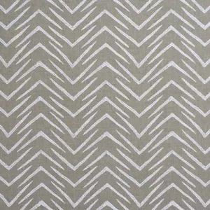 Herringbone-Jute/White