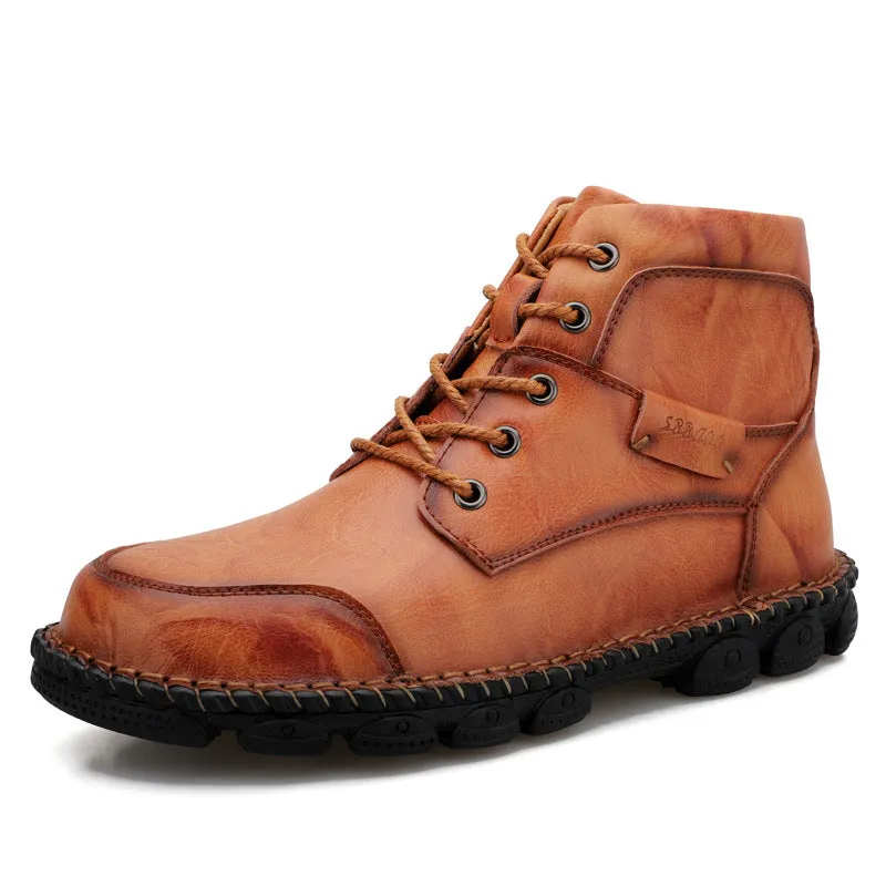 High Top Martin British Trendy Tooling Men's Boots