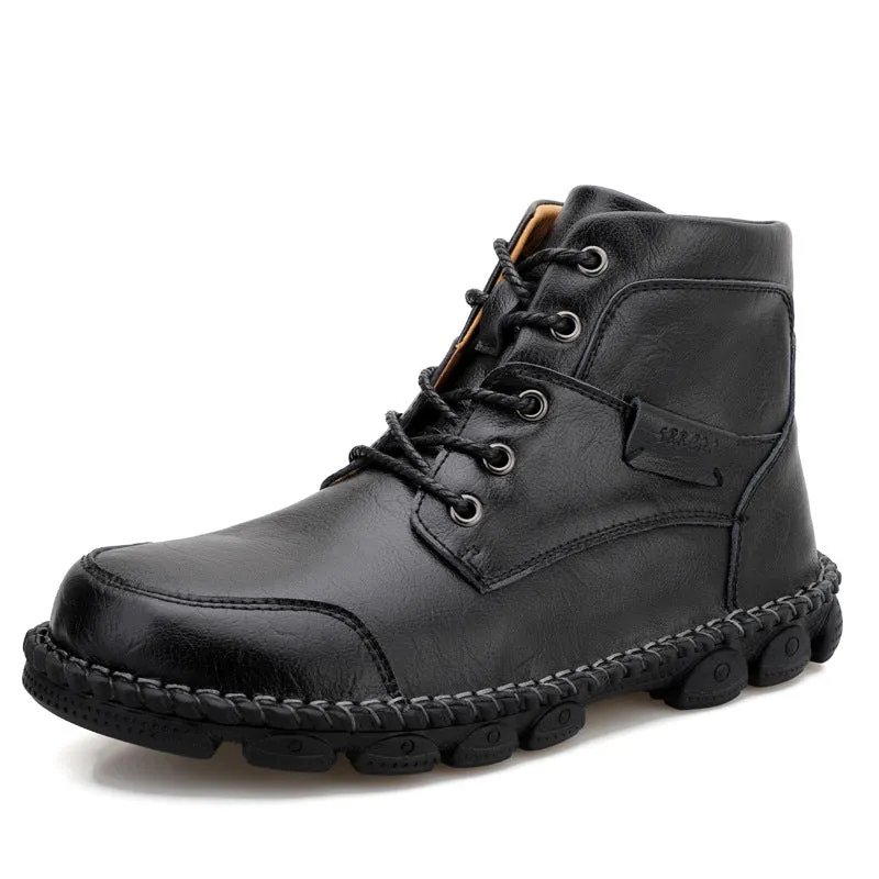 High Top Martin British Trendy Tooling Men's Boots