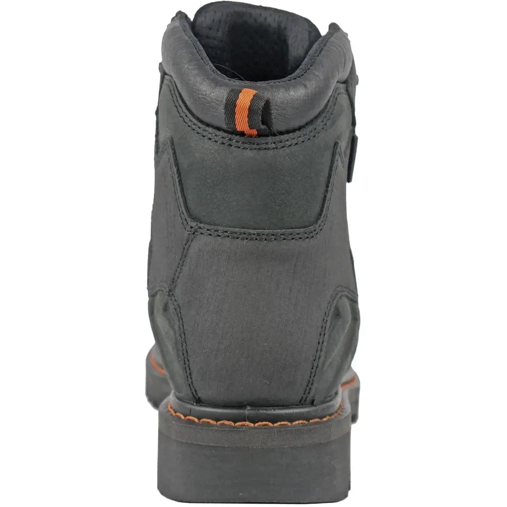 Hoss Men's Bronc 6" Composite Toe Waterproof Puncture Resistant  Work Boot - Black 60145