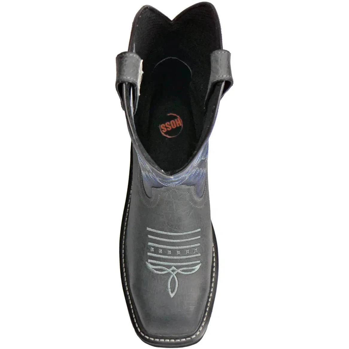 Hoss Men's Hunch Composite Toe Western Work Boot - Grey/Navy 92030