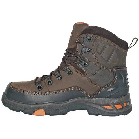 Hoss Men's Traverse 6" Composite Toe Waterproof Slip Resist Work Boot - Brown 60260