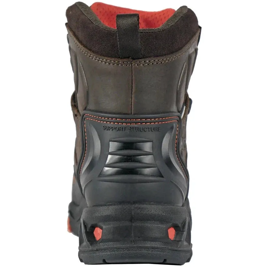 Hoss Men's Traverse 6" Composite Toe Waterproof Slip Resist Work Boot - Brown 60260
