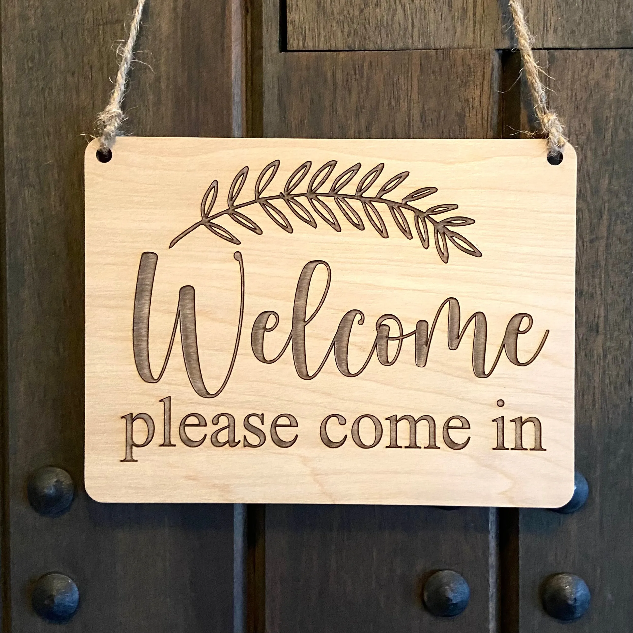 In Session - Please Do Not Disturb - 8"x6" - Hanging Office Door Sign