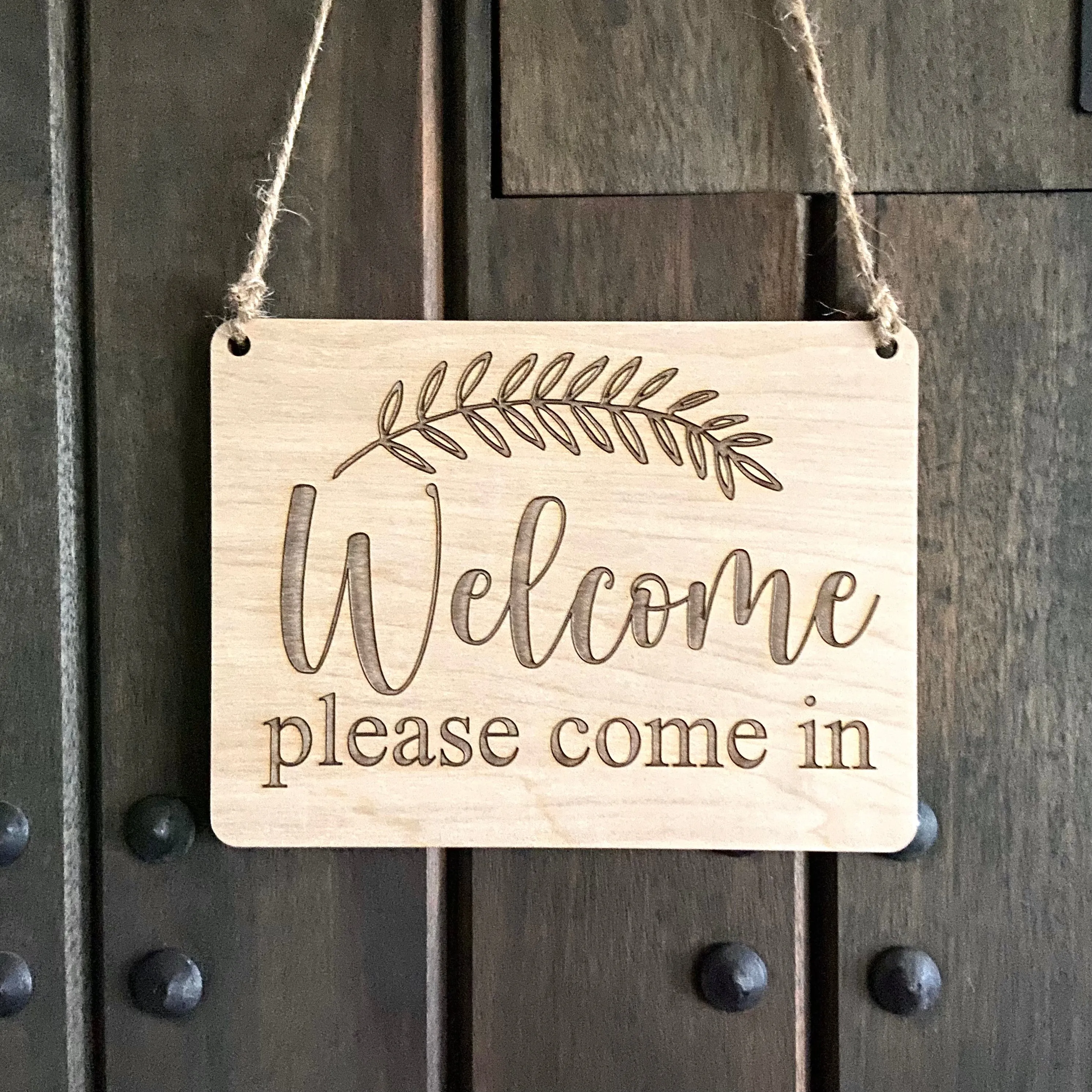 In Session - Please Do Not Disturb - 8"x6" - Hanging Office Door Sign