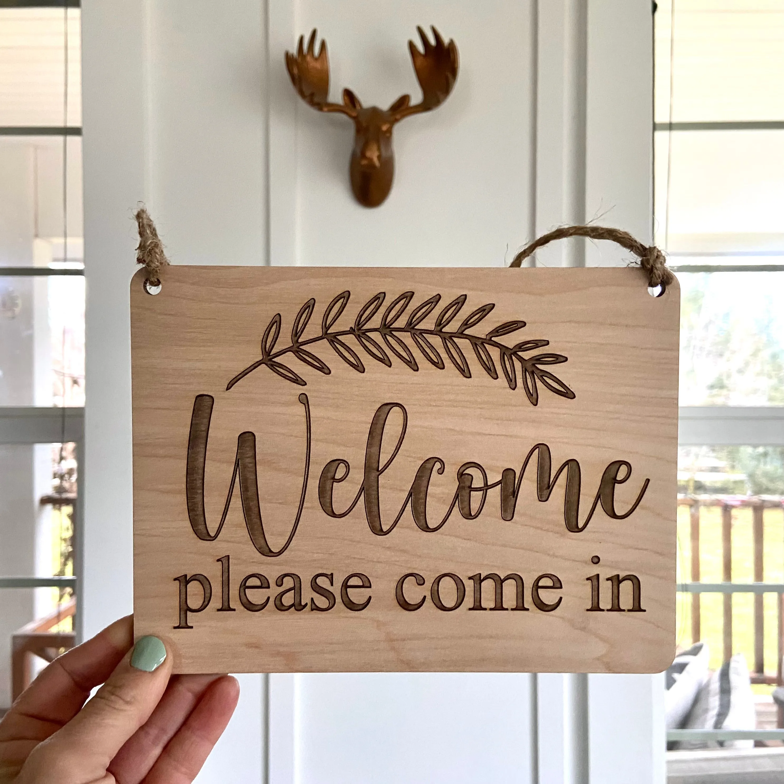 In Session - Please Do Not Disturb - 8"x6" - Hanging Office Door Sign