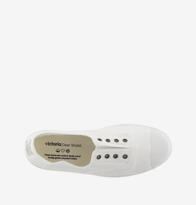 Inglesia Elastic canvas drec (white)