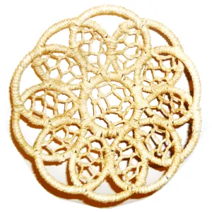 Iron Jute Basket - Cream, Small