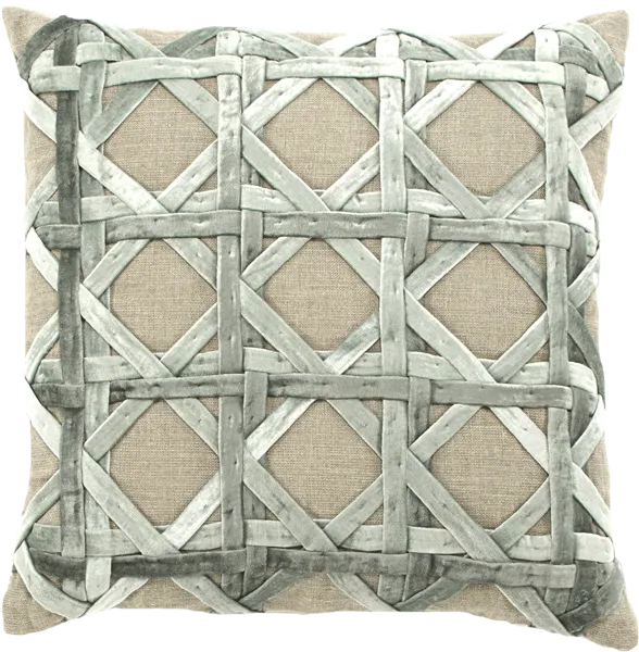 Jute Linen Aqua Velvet - Callisto Home