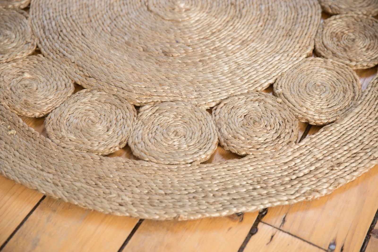Jute Round Gray New Carpet Collection