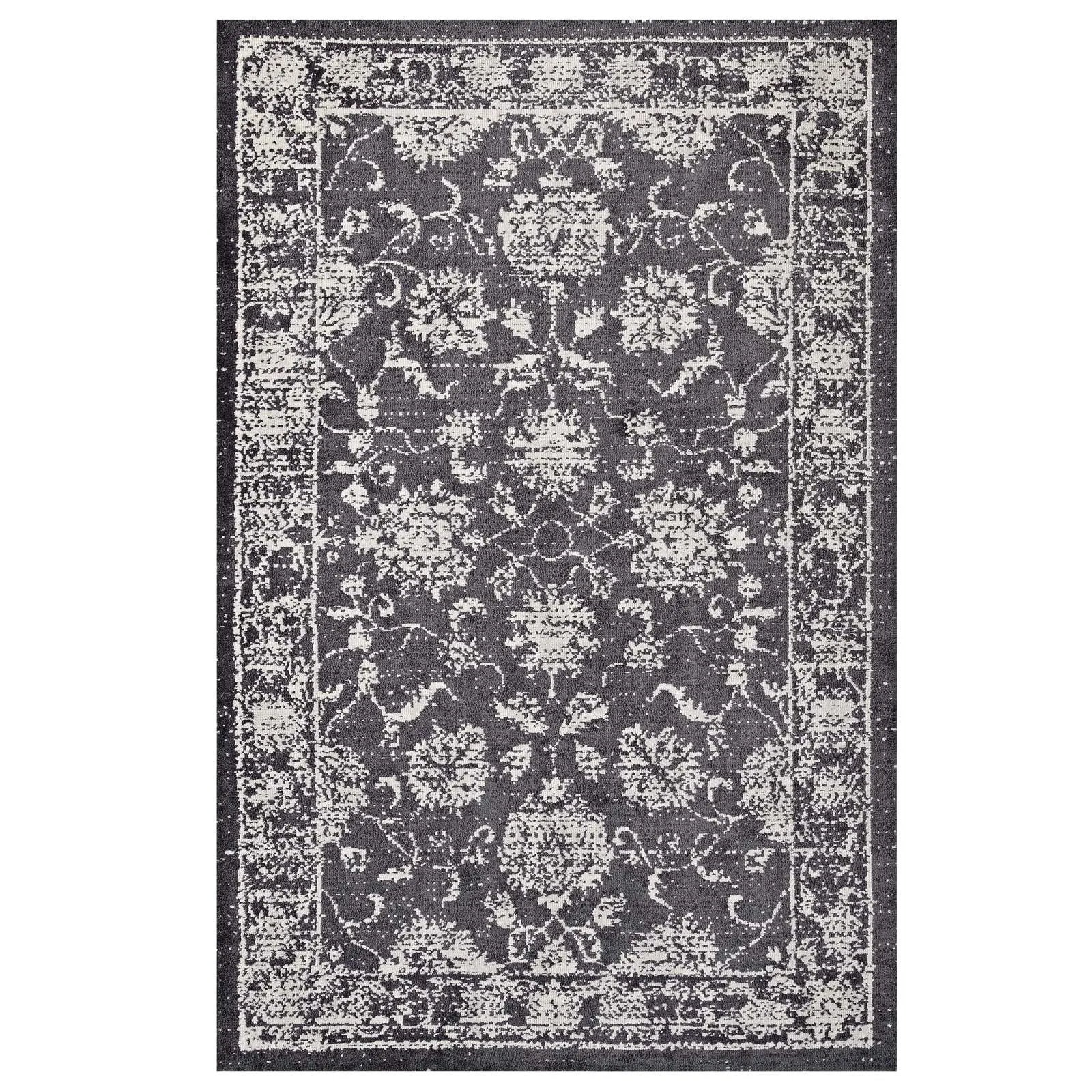 KAZIA DISTRESSED FLORAL LATTICE