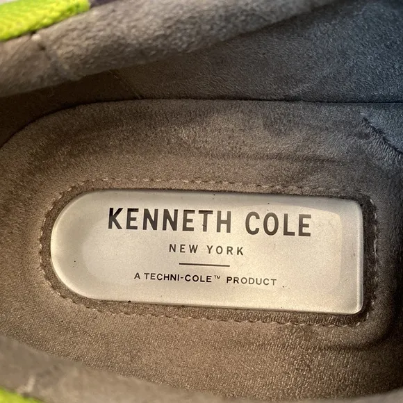 Kenneth Cole New York Men's Liam Leather Low-top Tennis Sneakers, Size 12