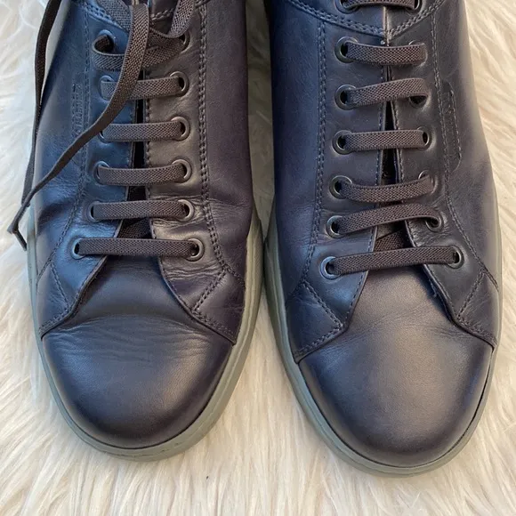 Kenneth Cole New York Men's Liam Leather Low-top Tennis Sneakers, Size 12