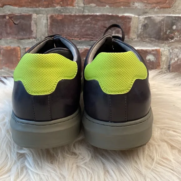 Kenneth Cole New York Men's Liam Leather Low-top Tennis Sneakers, Size 12
