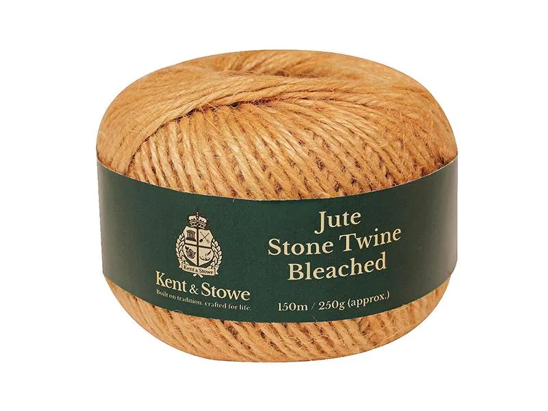 Kent & Stowe Jute Twine Bleached Stone 150M (250G)