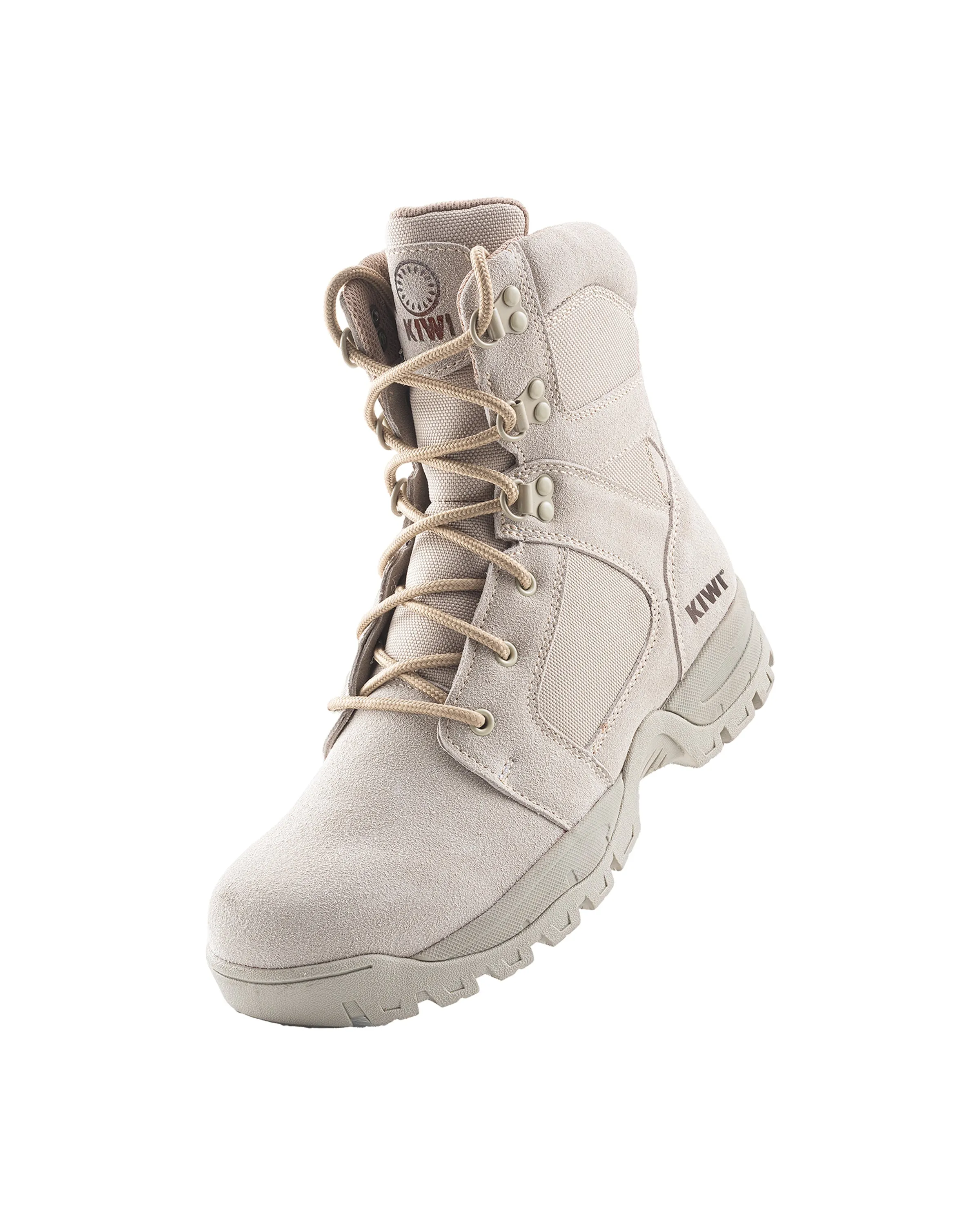 Kiwi Rugged Sand Suede Zipped Water Resistant Tactical Boots (62200): Presale