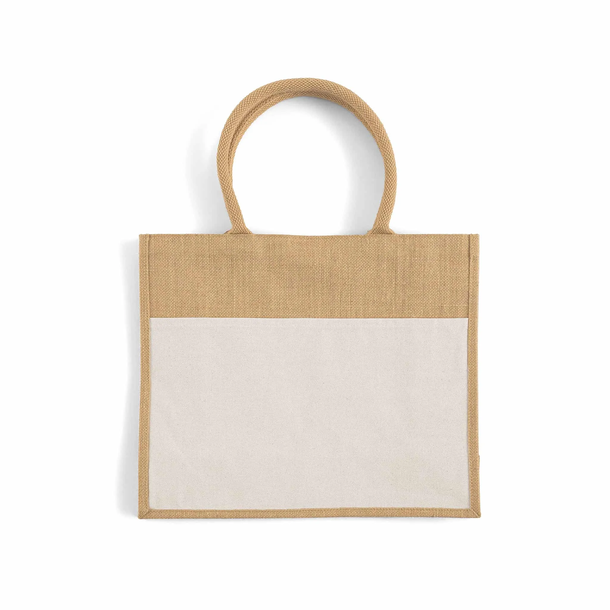 Large Easy-Print Jute Bag