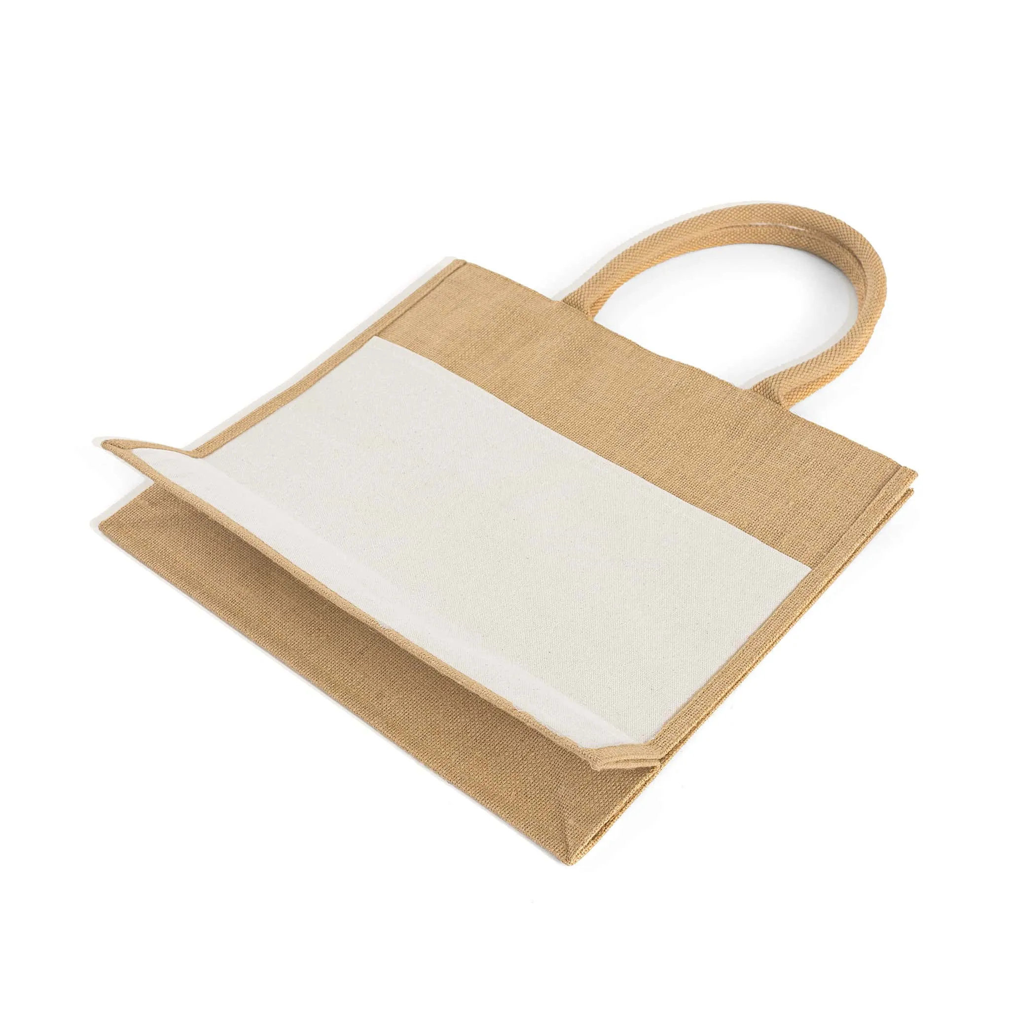 Large Easy-Print Jute Bag