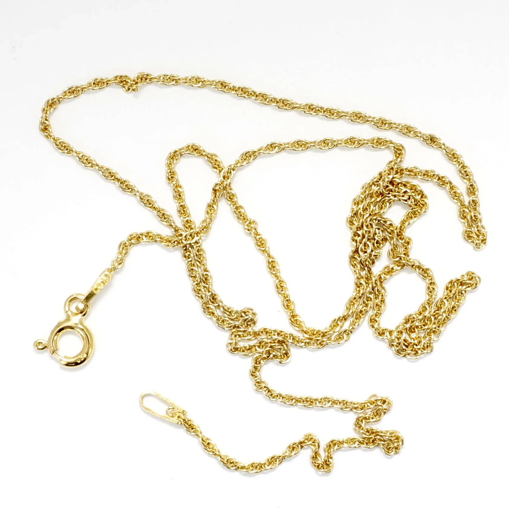 Large Gold Cotton Inc Necklace with Seal of Cotton Logo