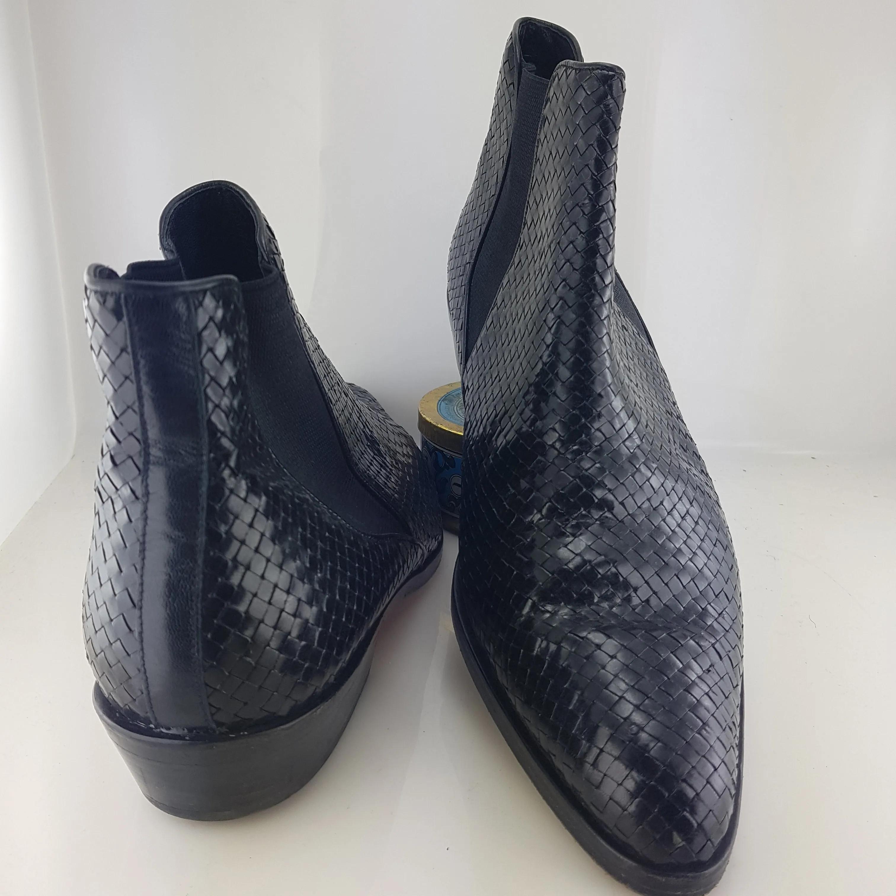Leather boots