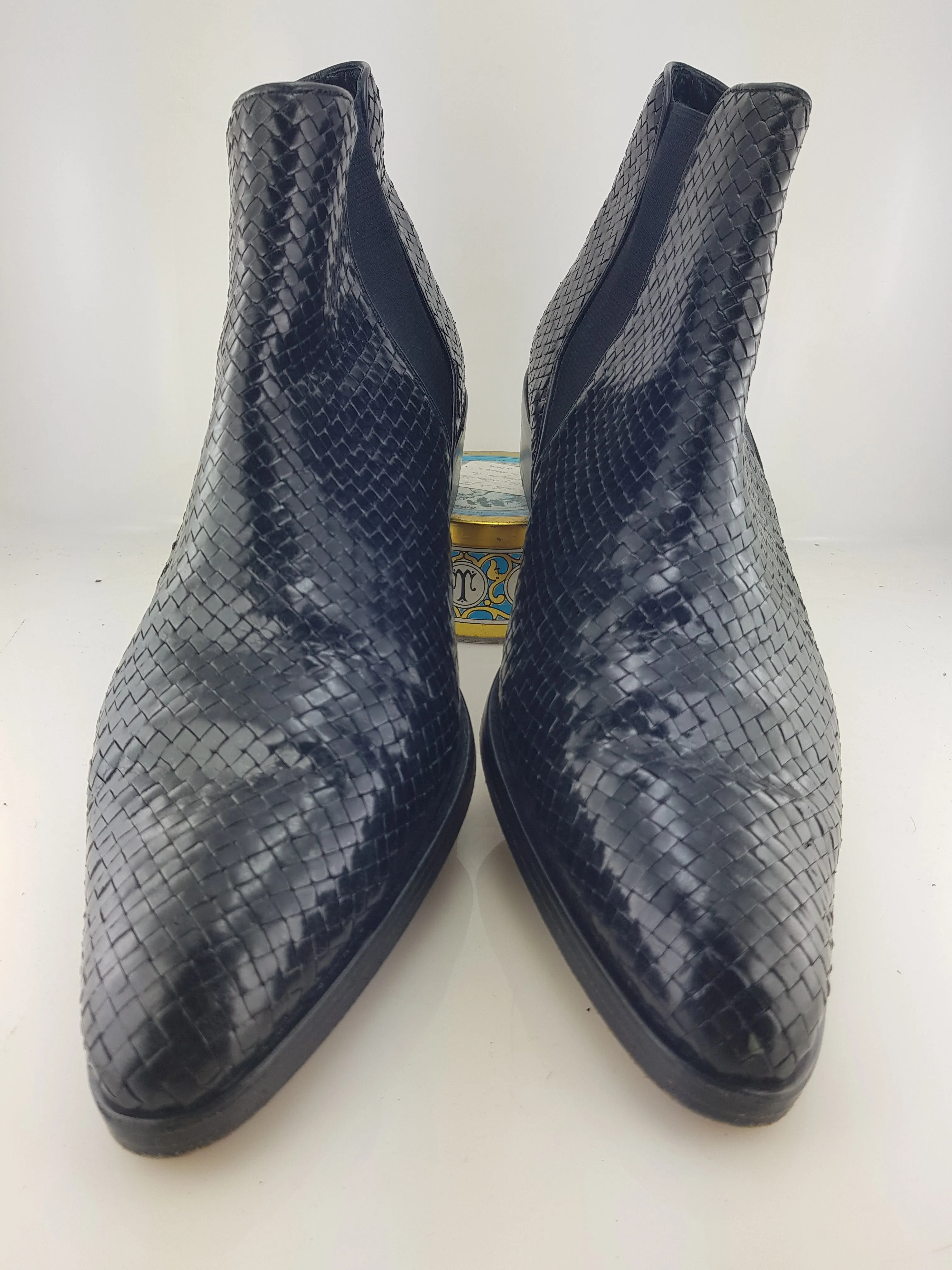 Leather boots