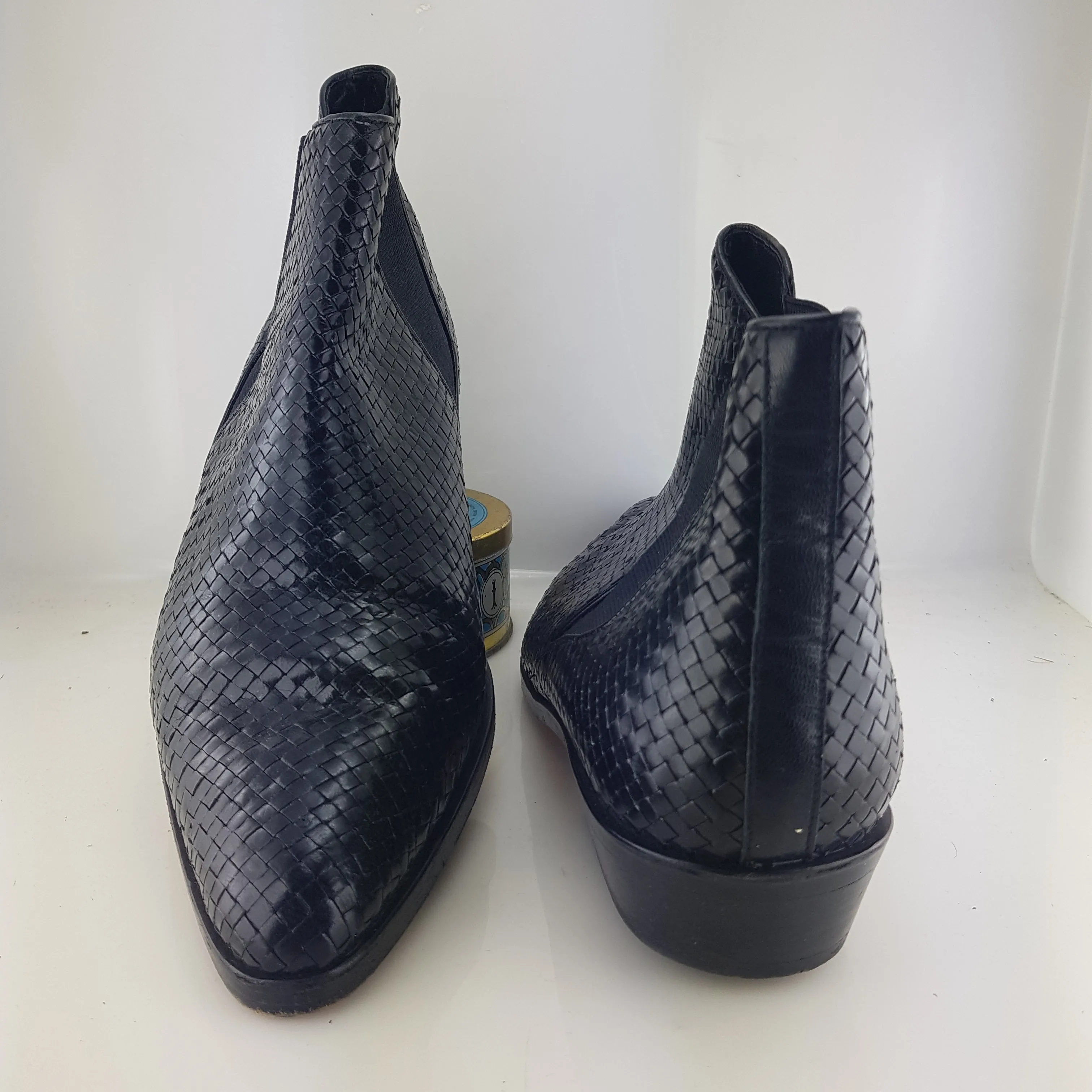 Leather boots