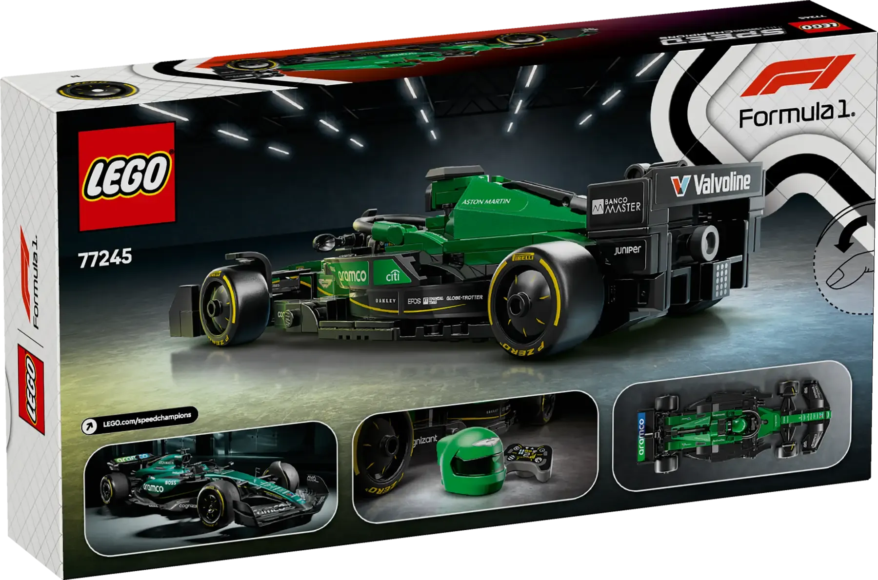 Lego Aston Martin Aramco F1® AMR24 Race Car (77245)