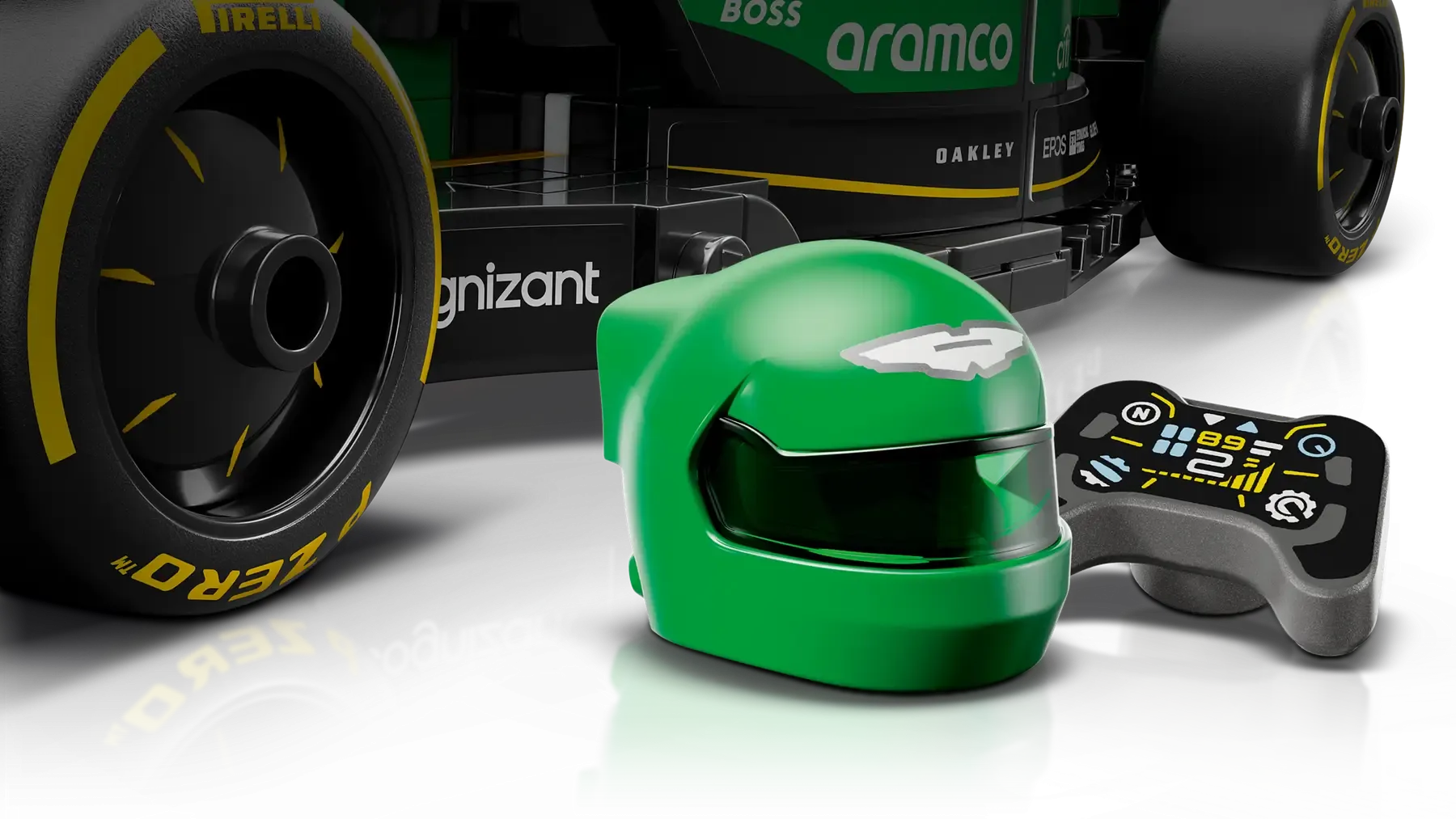 Lego Aston Martin Aramco F1® AMR24 Race Car (77245)