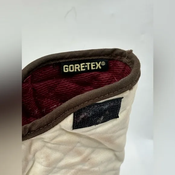 LL Bean Maine Hunting Shoe 8&quot; Duck Boot Gore Tex Sock Liner Men's 10 F M Brown