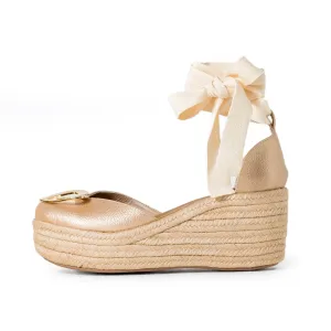 Love Gold Espadrilles  - Low High