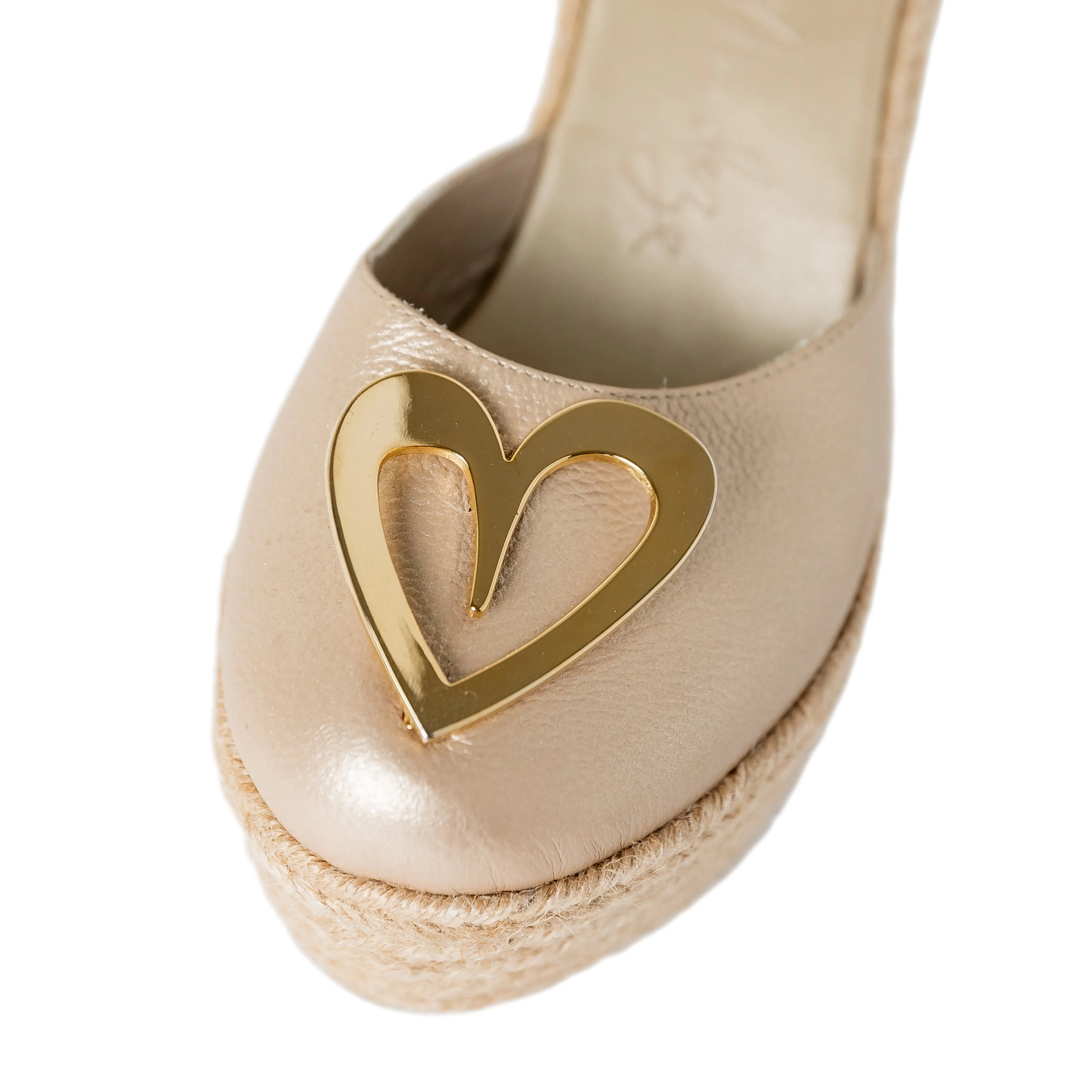 Love Gold Espadrilles  - Low High