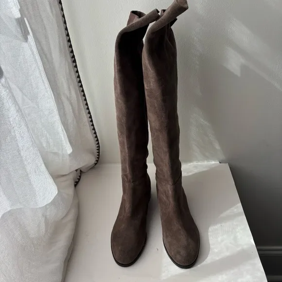 Lucky Brand Calypso Over-The-Knee Boots suede sz 7.5M