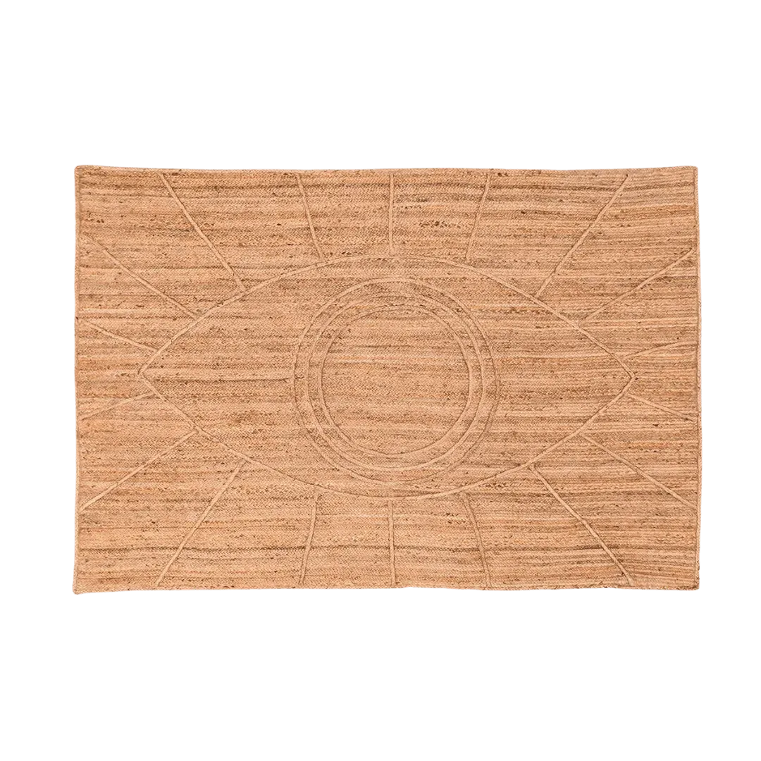 Magic Eye Accent Jute Rug