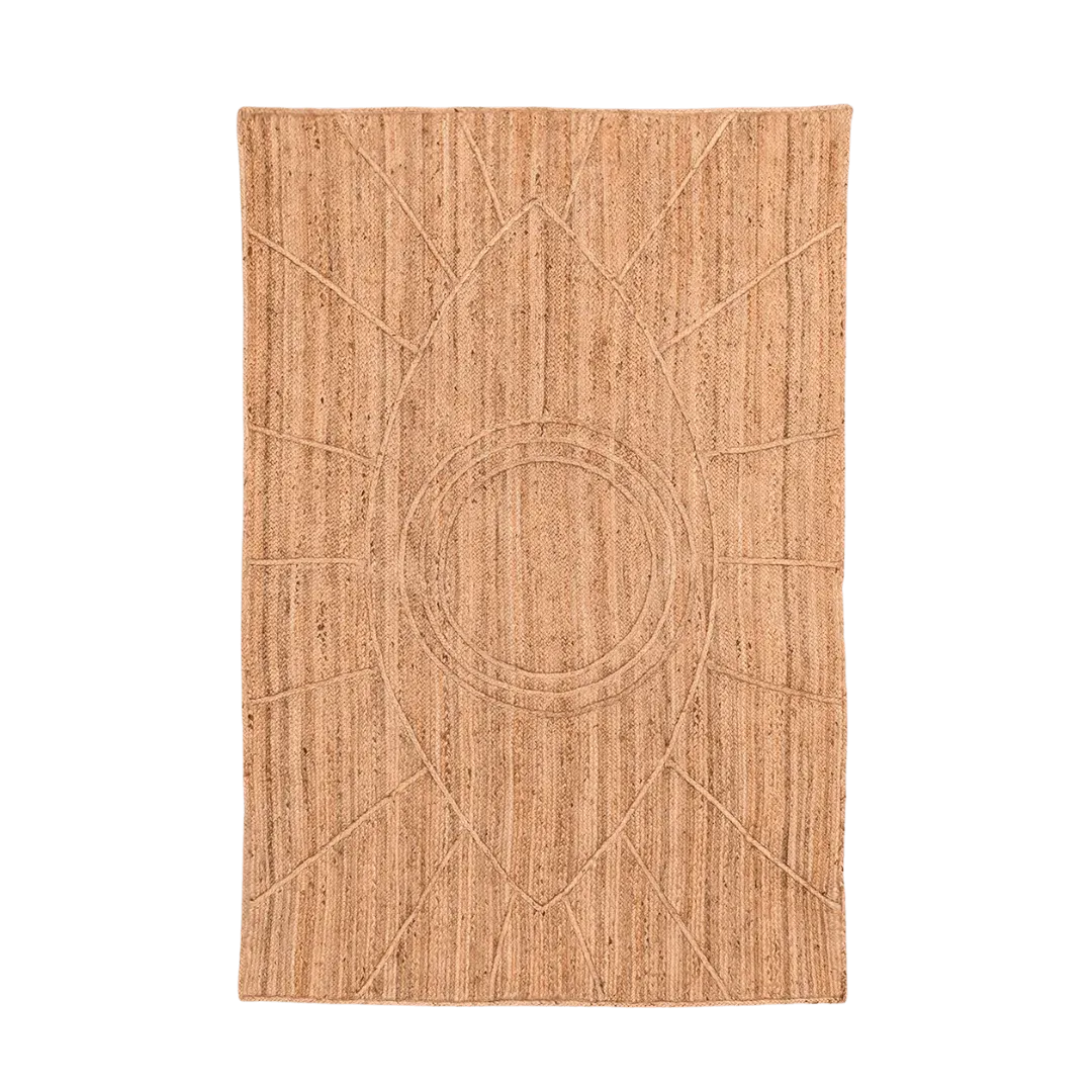 Magic Eye Accent Jute Rug